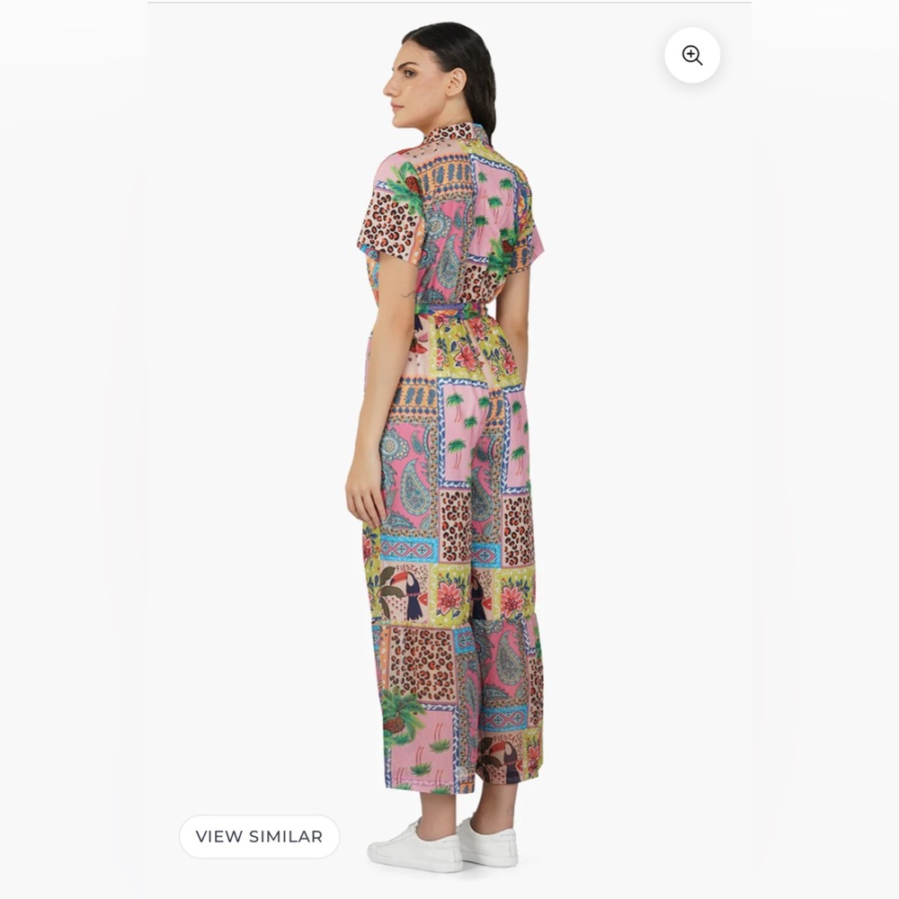 NWT Macaw Pineapple Jumpsuit, Romper, Vacation Wear, Size M - Picture 4 of 9